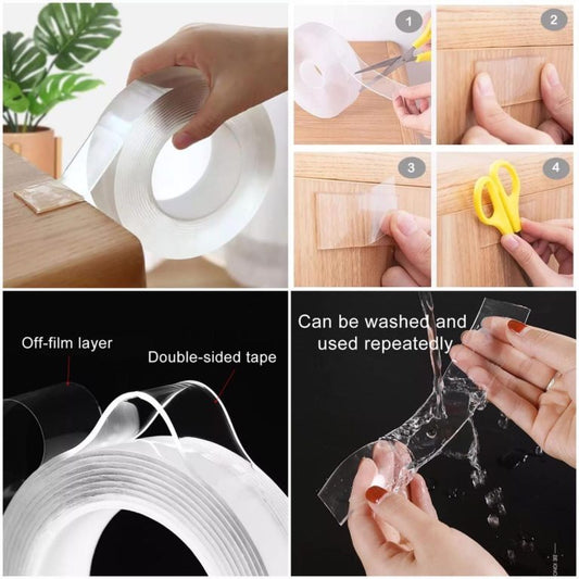 Double Side Tape | washable Reusable