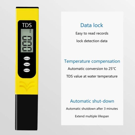 Digital Water TDS, EC, Temp. Meter